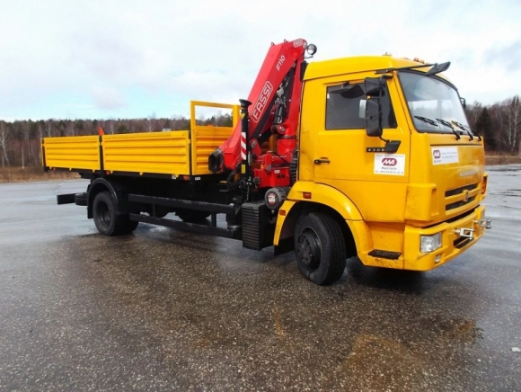 КАМАЗ 4308 с КМУ FASSI 50.A.0.22