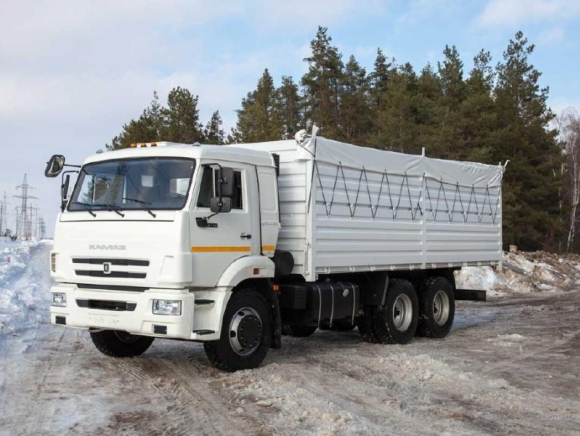 Бортовой зерновоз КАМАЗ 65115