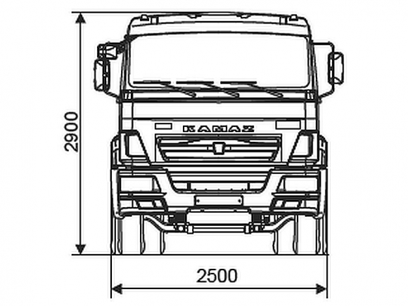КАМАЗ 6540-3028-48(A5)