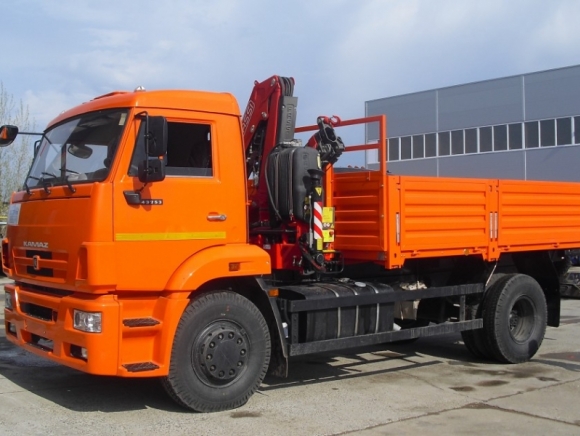 Камаз 43253 Бортовой с КМУ PK 10000А