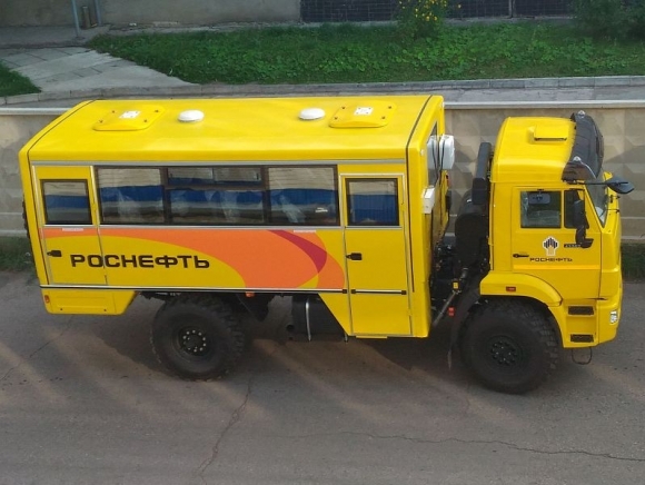 Вахтовый автобус на шасси КАМАЗ 5350