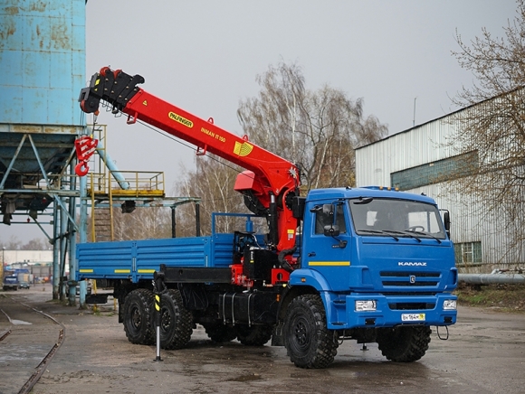 КАМАЗ 43118 с КМУ Инман ИТ-180