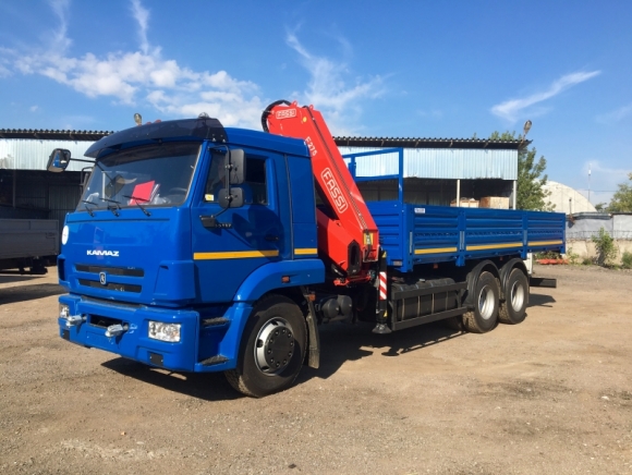 КАМАЗ 65117 с КМУ FASSI F155A.0.22