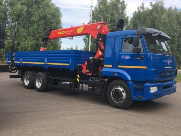 КАМАЗ 65117 с КМУ Инман ИТ 180