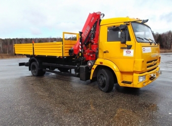 КАМАЗ 4308 с КМУ FASSI 50.A.0.22