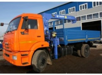 Бортовой КАМАЗ 43253 с КМУ Tadano 364HS