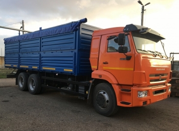 Бортовой зерновоз КАМАЗ 65115 29м³