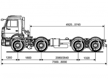КАМАЗ 6540-3911-48(A5)