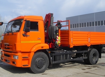 Камаз 43253 Бортовой с КМУ PK 10000А