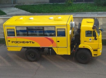 Вахтовый автобус на шасси КАМАЗ 5350