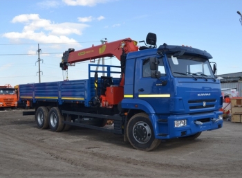 КАМАЗ 65117 с КМУ Инман ИТ 150