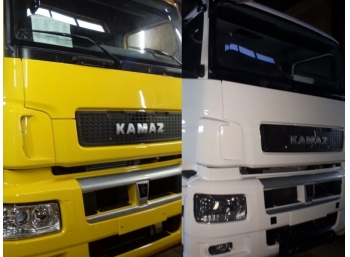 Покраска кабин Daimler