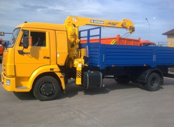КАМАЗ 4308 с КМУ Soosan 334 std