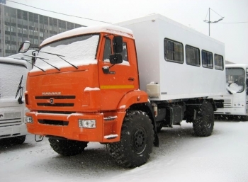 Автобус вахтовый с грузовым отсеком, 10 места КАМАЗ 43502